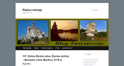 Desktop Screenshot of pieknoistnieje.maliturysci.pl