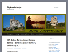 Tablet Screenshot of pieknoistnieje.maliturysci.pl